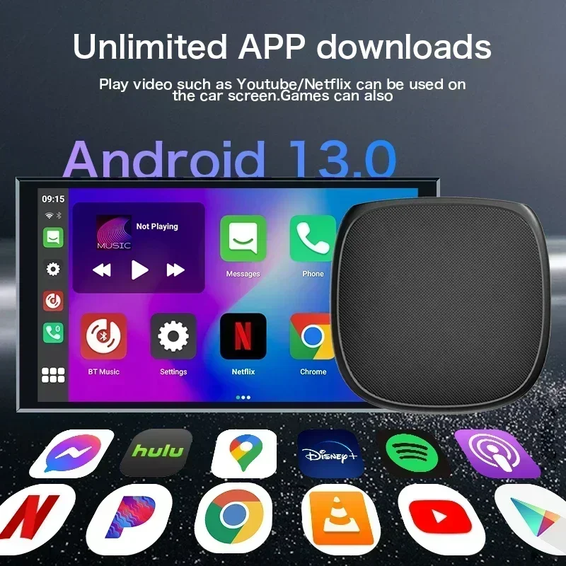 In stock Wooboobox GT7 Android 13 8+128GB Wired Carplay to Wireless Carplay & Android Auto Auto Electronic CarPlay Ai Box
In stock Wooboobox GT7 Android 13 8+128GB Wired Carplay to Wireless Carplay & Android Auto Auto Electronic CarPlay Ai Box