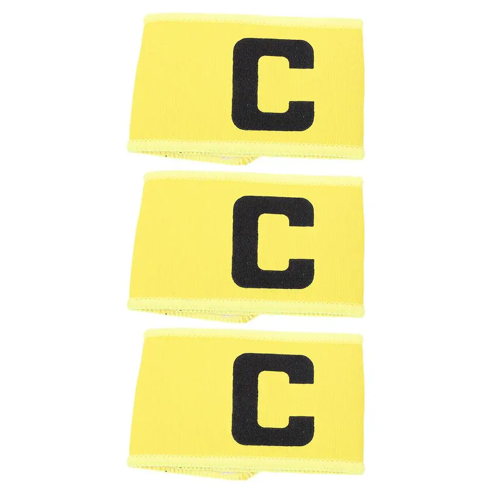 3pcs Captain Armband Soccer Training Elastic Football Adjustable Sport Band Yellow Portable Fitness Accessories
3pcs Captain Armband Soccer Training Elastic Football Adjustable Sport Band Yellow Portable Fitness Accessories