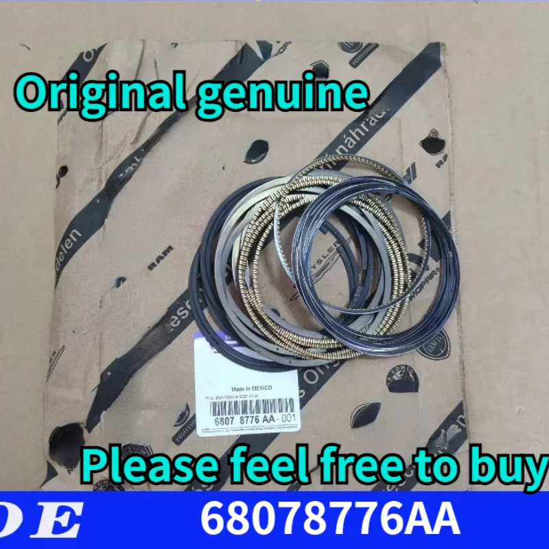 Original Genuine Piston Ring Assembly Standard Set 68078776AA Suitable Fit For 3.6L Jeep Grand Cherokee Wrangler Dodge Journey
Original Genuine Piston Ring Assembly Standard Set 68078776AA Suitable Fit For 3.6L Jeep Grand Cherokee Wrangler Dodge Journey