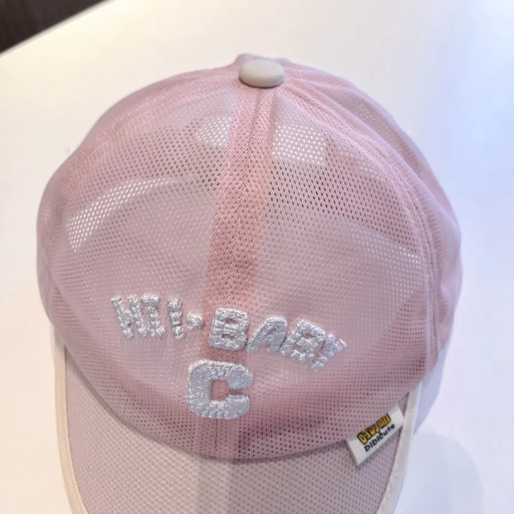 Fashion Korean Baby Baseball Cap Letter C Summer Children Peaked Hat Mesh Embroidered Sports Visot Cap Toddler
Fashion Korean Baby Baseball Cap Letter C Summer Children Peaked Hat Mesh Embroidered Sports Visot Cap Toddler