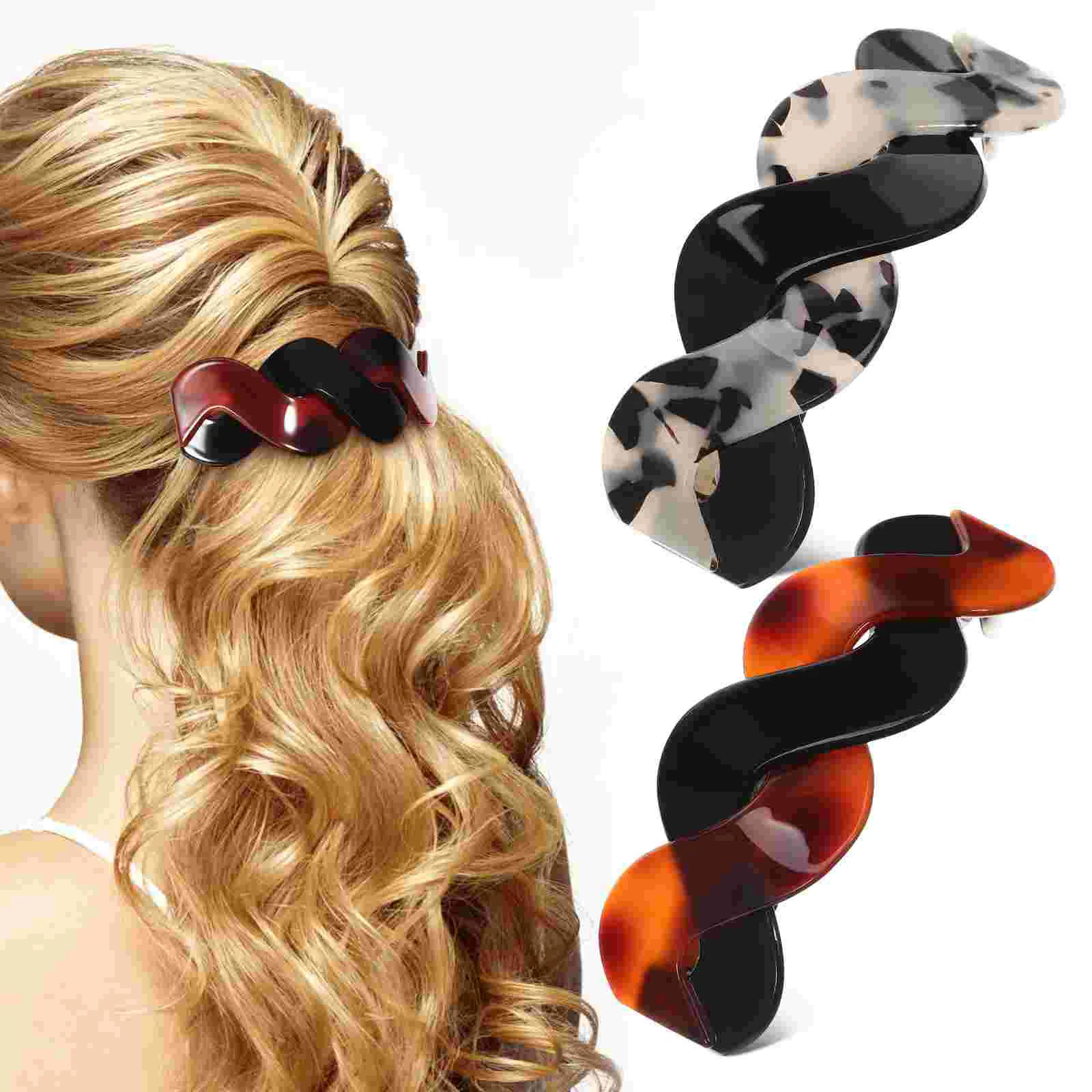 2 Pcs Hair Clip Hairpin Accessories for Girls Barrettes Fine Flat Clips Thick Claw Acrylic Women French Woman
2 Pcs Hair Clip Hairpin Accessories for Girls Barrettes Fine Flat Clips Thick Claw Acrylic Women French Woman
