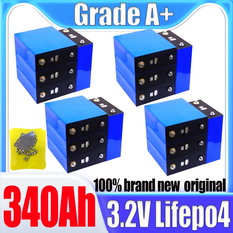 new Grade A 340AH Lifepo4 battery DIY 12V 24V 48V Off grid high-power energy storage solar energy rechargeable battery duty-free
new Grade A 340AH Lifepo4 battery DIY 12V 24V 48V Off grid high-power energy storage solar energy rechargeable battery duty-free