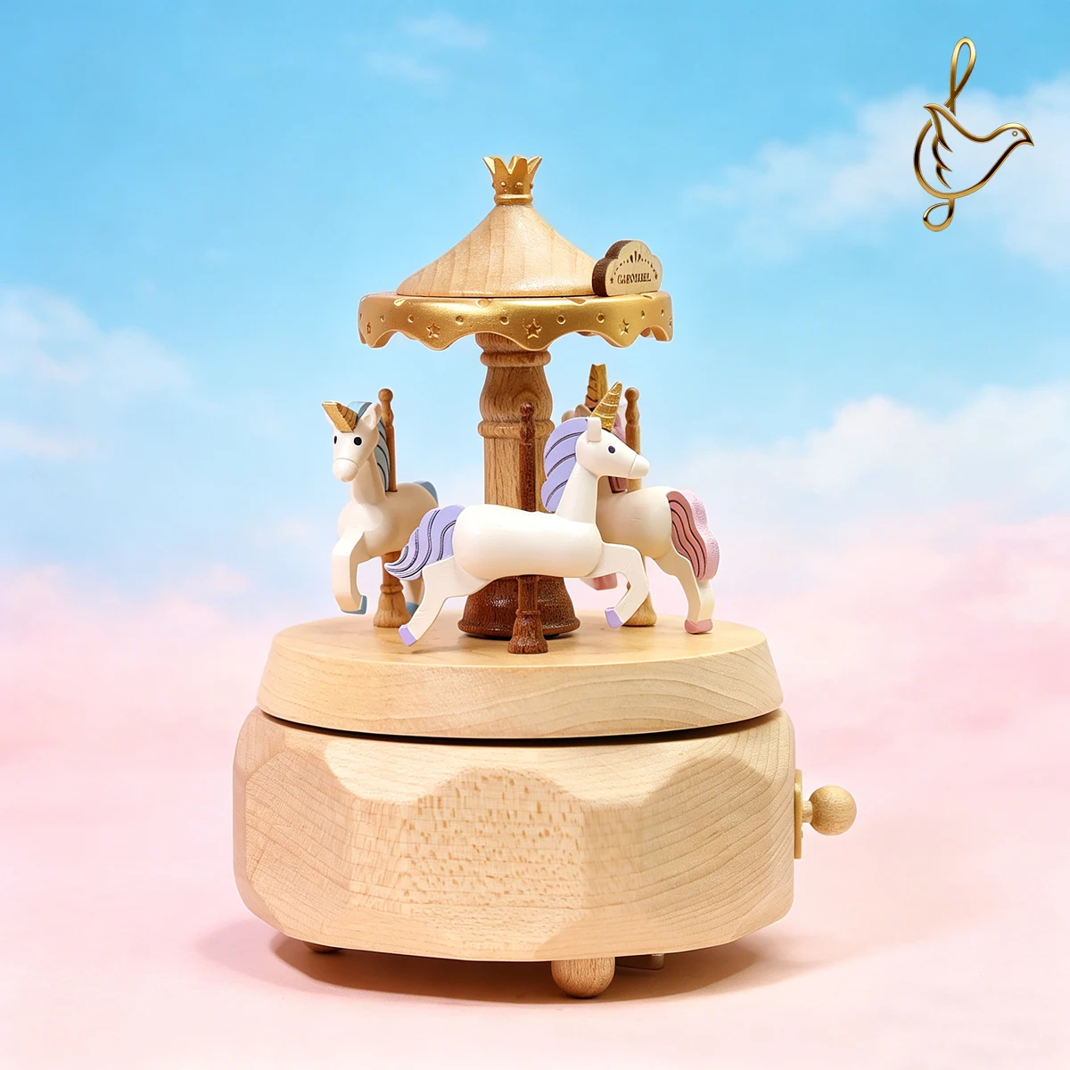 Nordic Style Music Box Rotating Musical Box Engraved Unicorn Design Creative Gift for Her Valentine's Day Birthday
Nordic Style Music Box Rotating Musical Box Engraved Unicorn Design Creative Gift for Her Valentine's Day Birthday