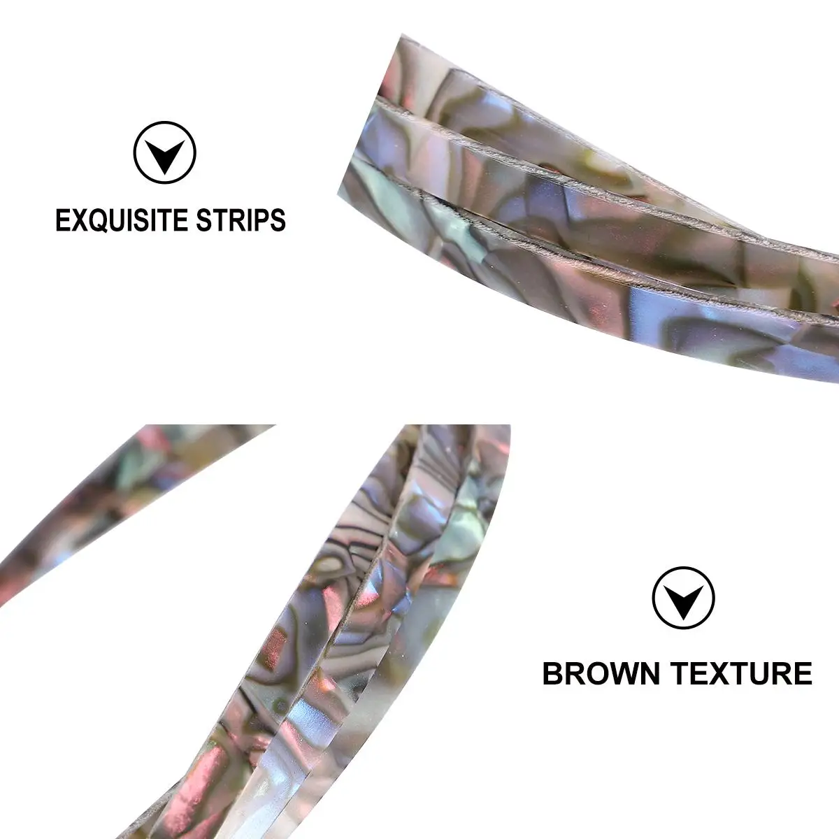 2 Pcs Strip Guitar Trim Shell Inlay Strips Fashion Accessory Seashells Abalone Extra Large
2 Pcs Strip Guitar Trim Shell Inlay Strips Fashion Accessory Seashells Abalone Extra Large