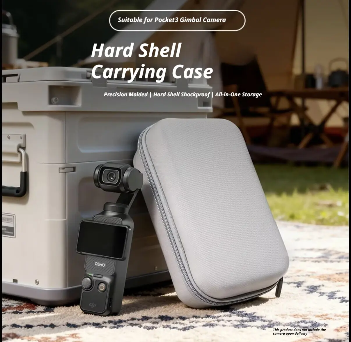 For DJI OSMO Pocket 4 3 Carrying Case Hard EVA Waterproof Storage Bag Action Camera Accessory Suitcase Protective Travel Handbag