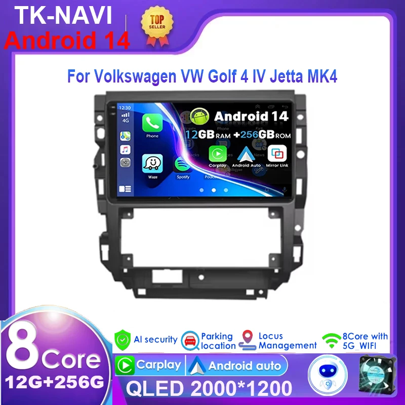 Автомобильный радиоприемник Android 14, для Volkswagen VW Golf 4 IV Jetta MK4, классический мультимедийный плеер, Carplay, GPS, Android, авто стерео DSP
Автомобильный радиоприемник Android 14, для Volkswagen VW Golf 4 IV Jetta MK4, классический мультимедийный плеер, Carplay, GPS, Android, авто стерео DSP