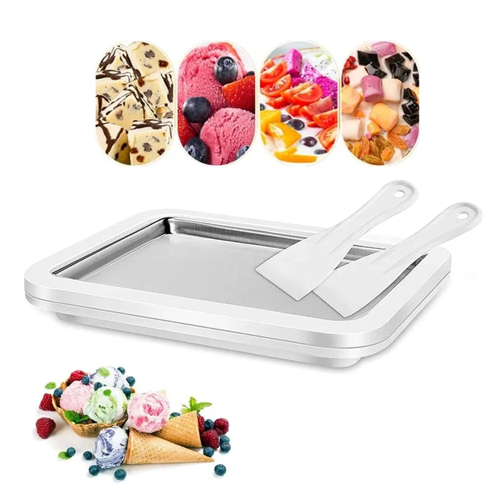 Ice Cream Maker Pan with 1 Scraper Instant Rolled Ice Cream Maker DIY Sorbet Frozen Yogurt Maker Fake ice cubes Ice picks Mold
Ice Cream Maker Pan with 1 Scraper Instant Rolled Ice Cream Maker DIY Sorbet Frozen Yogurt Maker Fake ice cubes Ice picks Mold