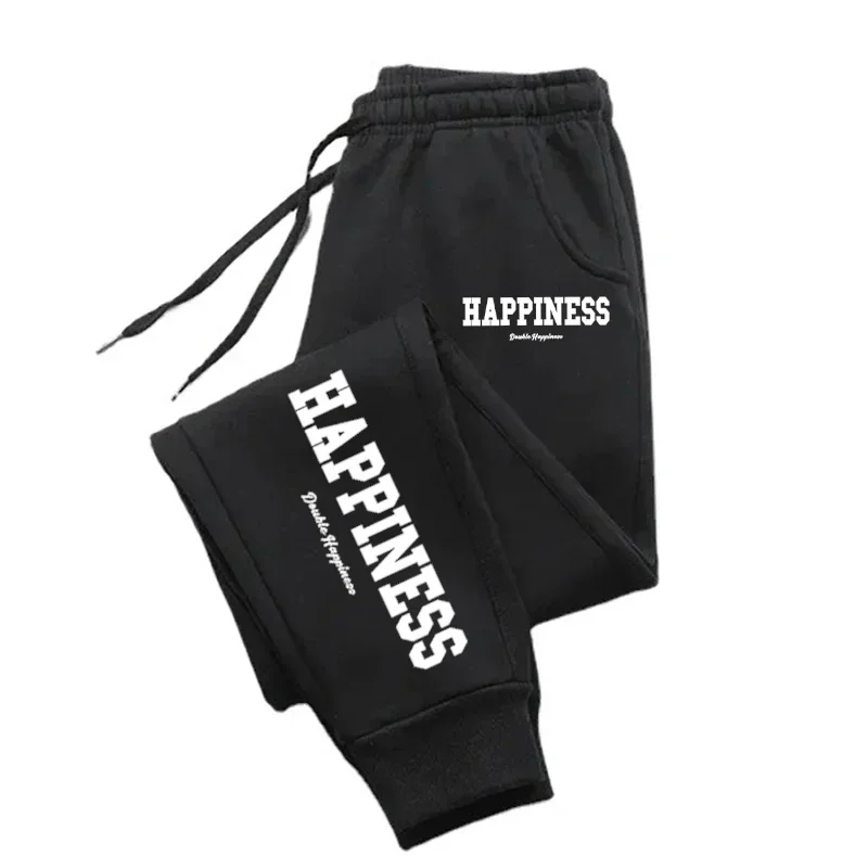 Happiness Letter Printed Men'S Women'S Pant Loose Y2K Pants Fitting Jogging Trouser Warm Running Fleece Sports Trousers Couple
Happiness Letter Printed Men'S Women'S Pant Loose Y2K Pants Fitting Jogging Trouser Warm Running Fleece Sports Trousers Couple
