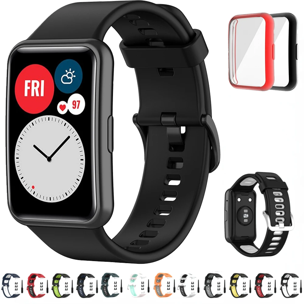Silicone Strap for Huawei Watch Fit Strap Smart Watch Original Wristband Correa for Huawei Watch Fit Sports Bracelet Accessories
Silicone Strap for Huawei Watch Fit Strap Smart Watch Original Wristband Correa for Huawei Watch Fit Sports Bracelet Accessories