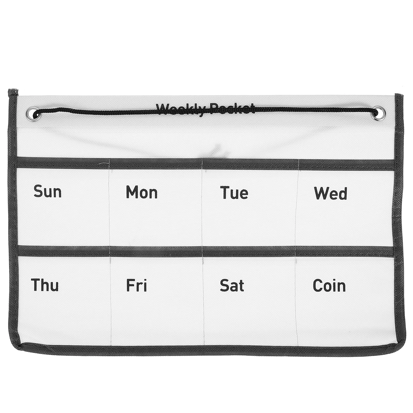 Weekly Pocket Chart Storage Bag Organizer Calendar Pouch White Wall Hanging Decoration
Weekly Pocket Chart Storage Bag Organizer Calendar Pouch White Wall Hanging Decoration