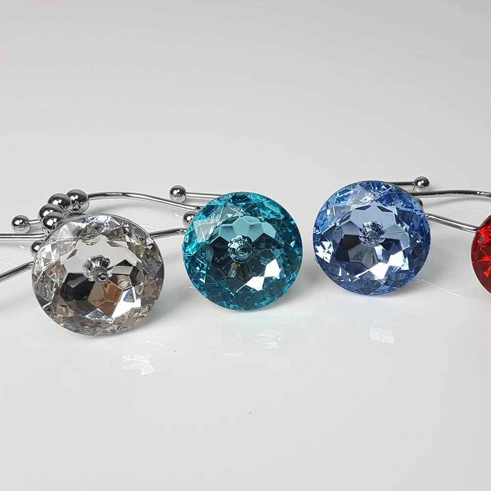 12 Pcs Curtains Rhinestone Shower Hook Double Decorative Hooks Matte for White Modern
12 Pcs Curtains Rhinestone Shower Hook Double Decorative Hooks Matte for White Modern