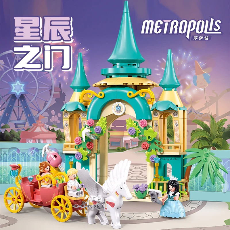 SLUBAN Floating Dream City Amusement Park Castle Ferris Wheel Princess Educational Building Block Toy
SLUBAN Floating Dream City Amusement Park Castle Ferris Wheel Princess Educational Building Block Toy