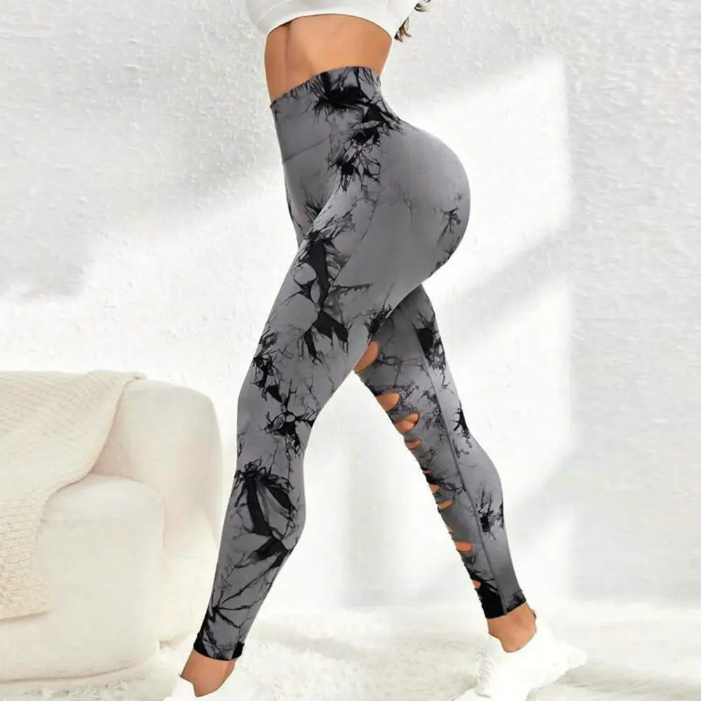 Elastic High Waist Yoga Leggings Tie Dye Women's High Waist Leggings with Hip Lifting Push Up Effect for Gym Running Sports
Elastic High Waist Yoga Leggings Tie Dye Women's High Waist Leggings with Hip Lifting Push Up Effect for Gym Running Sports