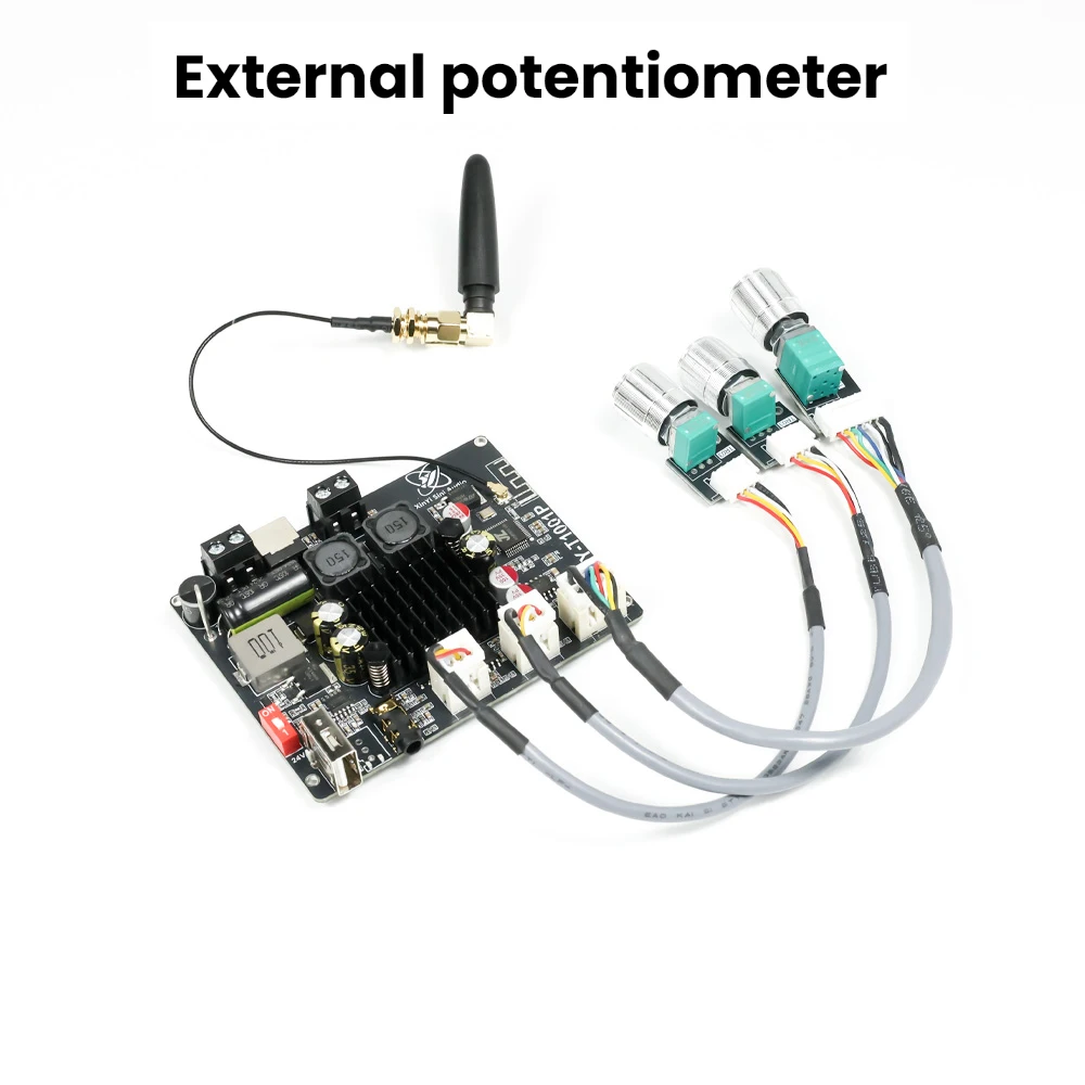 T1001P DC 12-24V Mono 100W BT Audio Amplifier Board Module Supports APP Control TPA3116 Amplifier Chip Support TWS
T1001P DC 12-24V Mono 100W BT Audio Amplifier Board Module Supports APP Control TPA3116 Amplifier Chip Support TWS