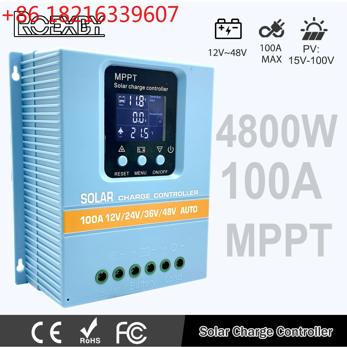 TAO Solar Charge Controller MPPT 100A 80A 60A 12V 24V 36V 48V Solar Panel Battery Intelligent Regulator LCD Display Dual
TAO Solar Charge Controller MPPT 100A 80A 60A 12V 24V 36V 48V Solar Panel Battery Intelligent Regulator LCD Display Dual
