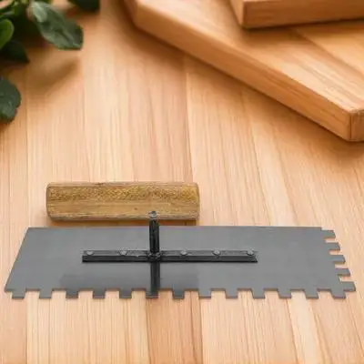 Stainless Steel Mud Trowel 11x27 Square Tooth Blade Cement Plaster Masonry Tools Concrete Finishing Drywall Tile Work
Stainless Steel Mud Trowel 11x27 Square Tooth Blade Cement Plaster Masonry Tools Concrete Finishing Drywall Tile Work