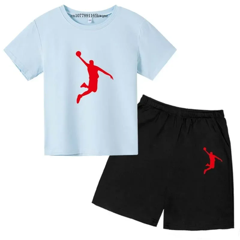 Basketball Idol Print Kids Summer Casual 2pcs T-shirts+Pants Sports Suits 3-13 Years Boys Girls Leisure Outfits Children Clothes
Basketball Idol Print Kids Summer Casual 2pcs T-shirts+Pants Sports Suits 3-13 Years Boys Girls Leisure Outfits Children Clothes