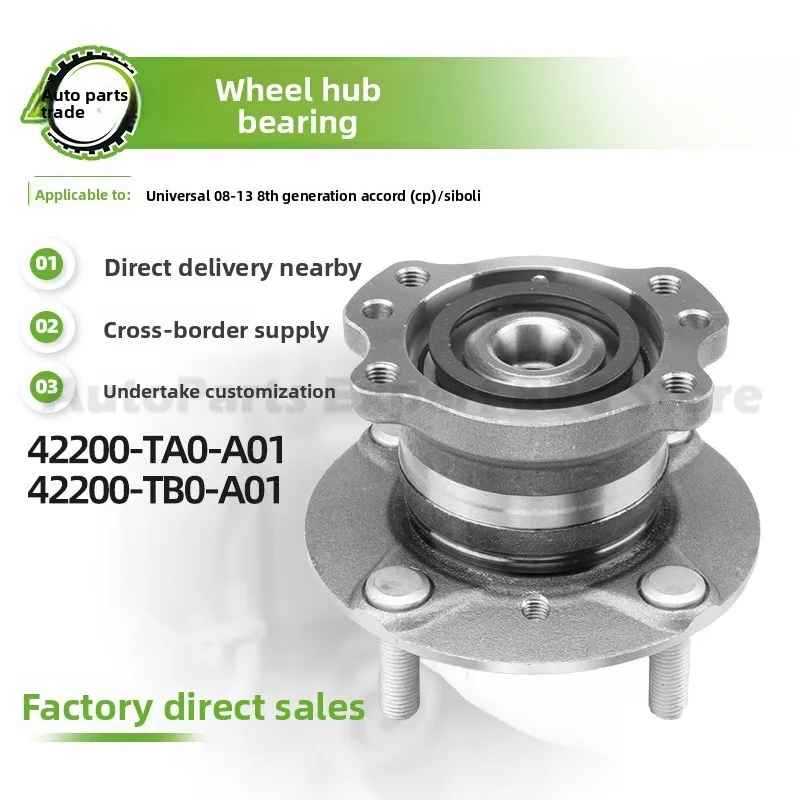 For 42200-TA0-A01 For 2008-2013 OEM Replacement Premium Quality Wheel Hub Bearing Assembly Unit for Accord
For 42200-TA0-A01 For 2008-2013 OEM Replacement Premium Quality Wheel Hub Bearing Assembly Unit for Accord