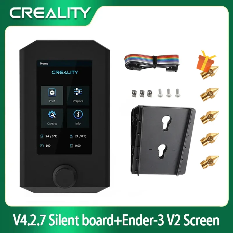 Creality Ender 3 V2 комплект цветного HD-дисплея, интеллектуальная легкая установка, 24 бит, Совместимость с материнской платой V4.2.2/V4.2.7
Creality Ender 3 V2 комплект цветного HD-дисплея, интеллектуальная легкая установка, 24 бит, Совместимость с материнской платой V4.2.2/V4.2.7