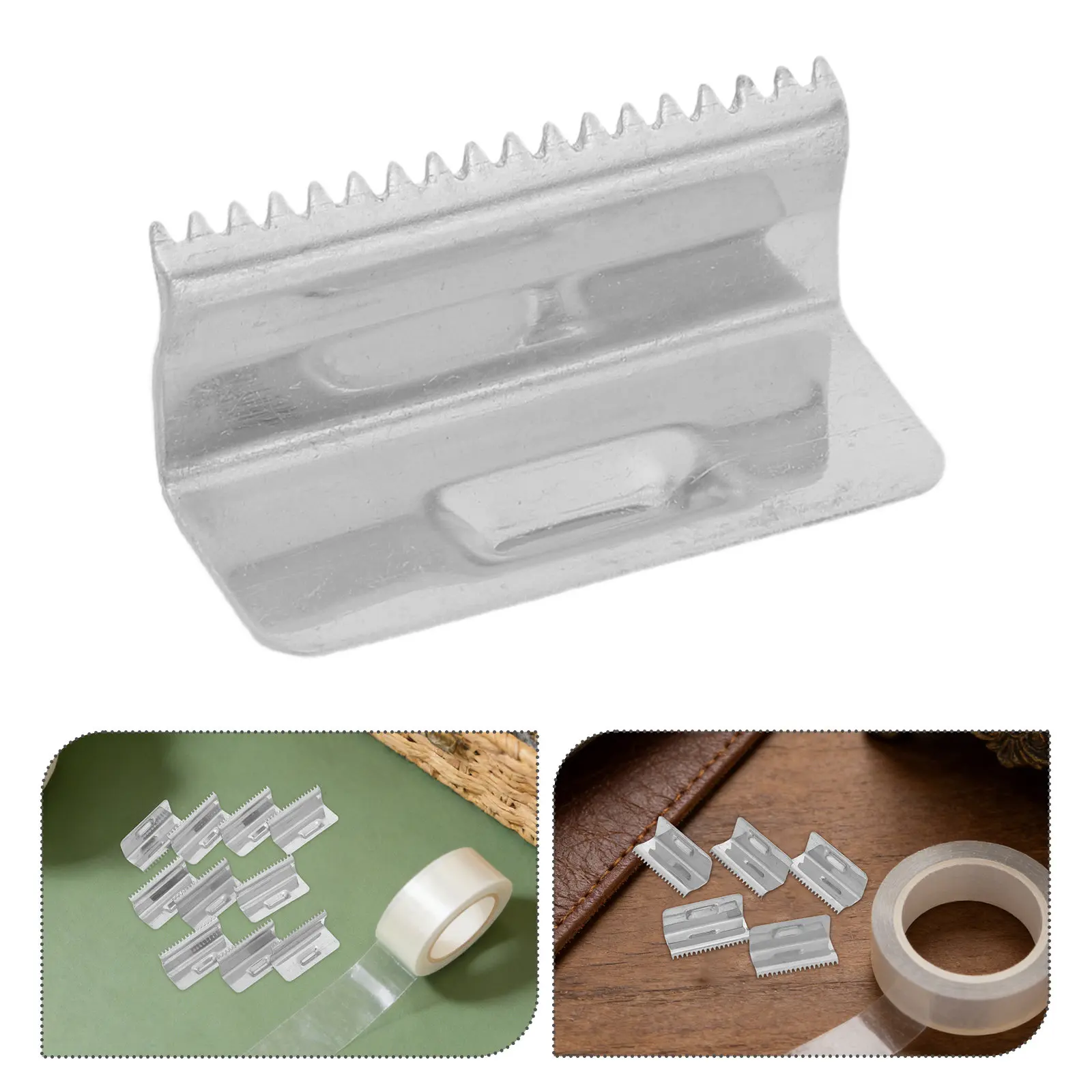 10Pcs Replacement Tape Dispenser Blade 26Mm Steel Serrated Cutting Blades Compatible with Desktop Handheld Adhesive Tape
10Pcs Replacement Tape Dispenser Blade 26Mm Steel Serrated Cutting Blades Compatible with Desktop Handheld Adhesive Tape