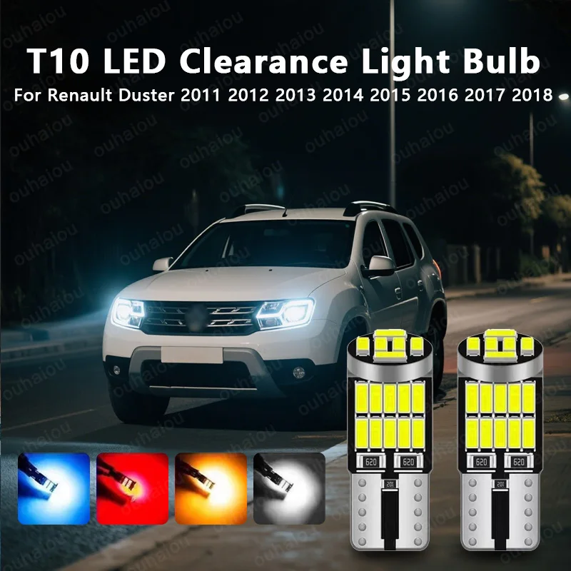 2pcs LED Parking Light T10 W5W Clearance Lamp CANbus For Renault Duster 2011 2012 2013 2014 2015 2016 2017 2018
2pcs LED Parking Light T10 W5W Clearance Lamp CANbus For Renault Duster 2011 2012 2013 2014 2015 2016 2017 2018