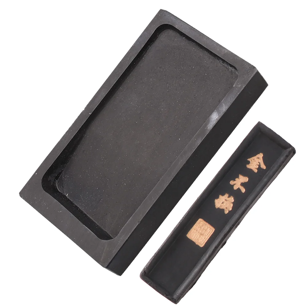 Inkstone Stick for Writing Drawing Calligraphy Inkslab Chinese with Preserve Grinding
Inkstone Stick for Writing Drawing Calligraphy Inkslab Chinese with Preserve Grinding