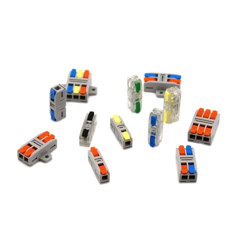 Wire Electrical Connector 1 2 Pin Splicing Terminal Blocks Led Strip Lighting Quick Mini Connectors Conductor Conector With Base
Wire Electrical Connector 1 2 Pin Splicing Terminal Blocks Led Strip Lighting Quick Mini Connectors Conductor Conector With Base