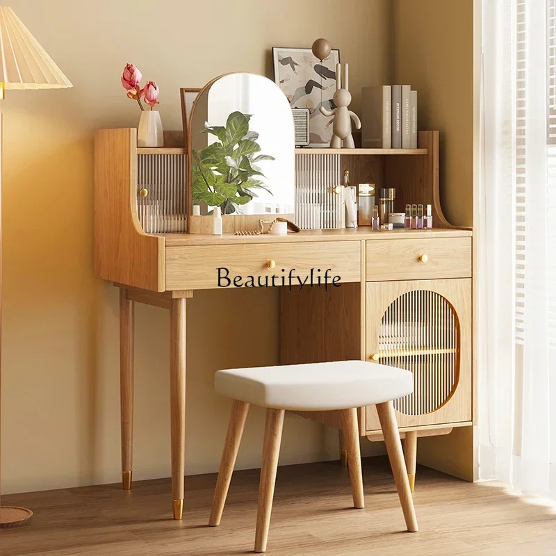 dresser bedroom simple small apartment storage chest makeup mirror makeup table integrated
dresser bedroom simple small apartment storage chest makeup mirror makeup table integrated