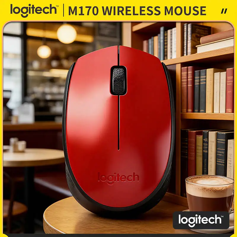 Logitech M170 Wireless Mouse Lightweight Design 2.4GHz 10m Range 12-Month Battery for Laptop Desktop Use
Logitech M170 Wireless Mouse Lightweight Design 2.4GHz 10m Range 12-Month Battery for Laptop Desktop Use