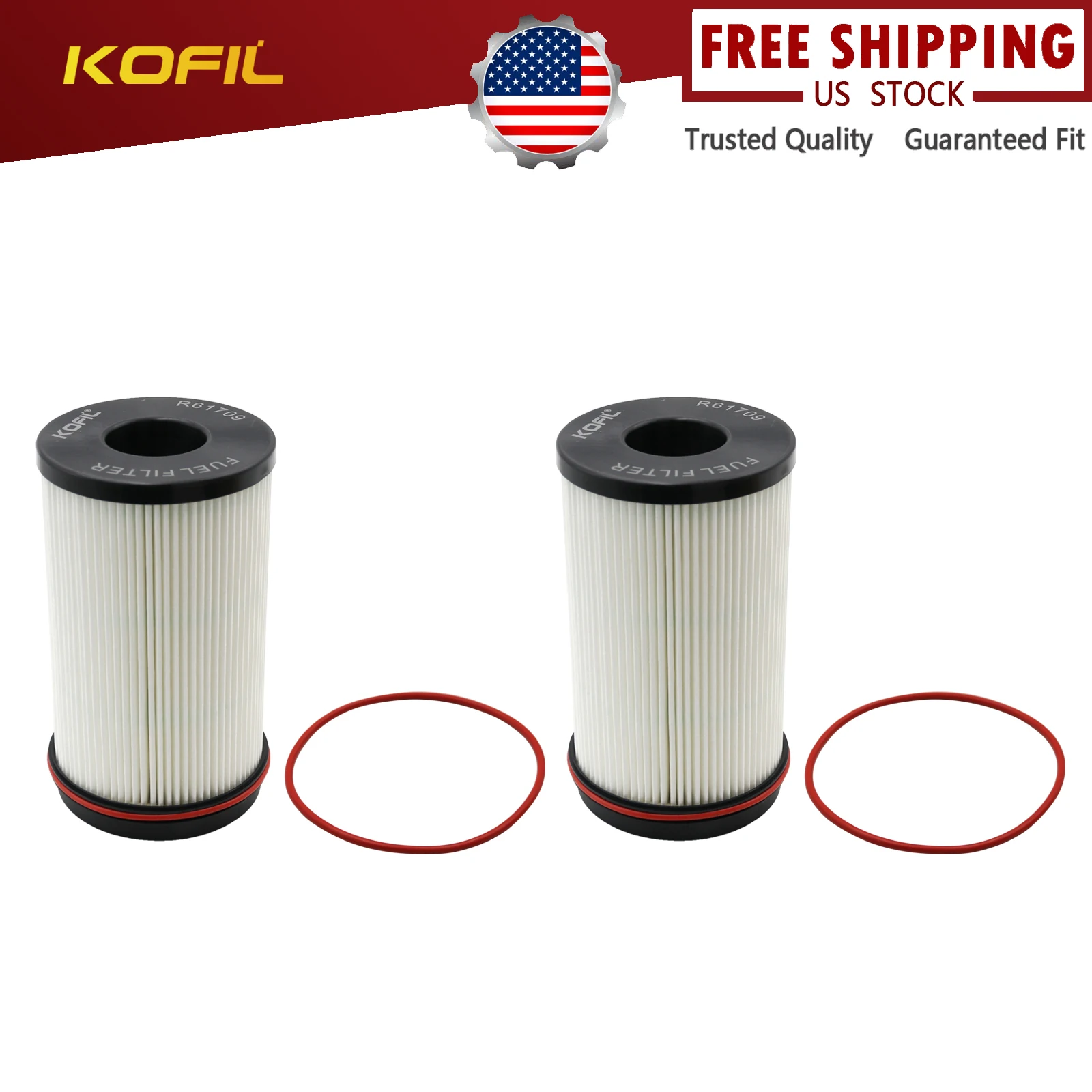2PCS-R61709 Fuel Water Seperator Element,for DD13 DD15 DD16 Diesel Engine,Replaces FS20176 PF46235
2PCS-R61709 Fuel Water Seperator Element,for DD13 DD15 DD16 Diesel Engine,Replaces FS20176 PF46235