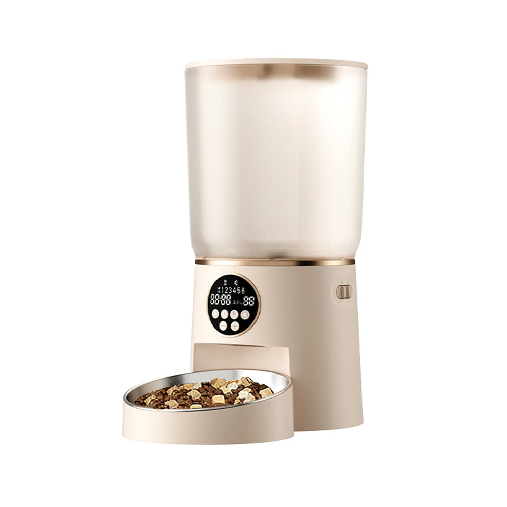4L Voice Call Pet Feeder Automatic Cat Dog Feeder Timing Quantitative Control Smart Feeding Machine Keep-Fresh Storage Cat Bowls
4L Voice Call Pet Feeder Automatic Cat Dog Feeder Timing Quantitative Control Smart Feeding Machine Keep-Fresh Storage Cat Bowls
