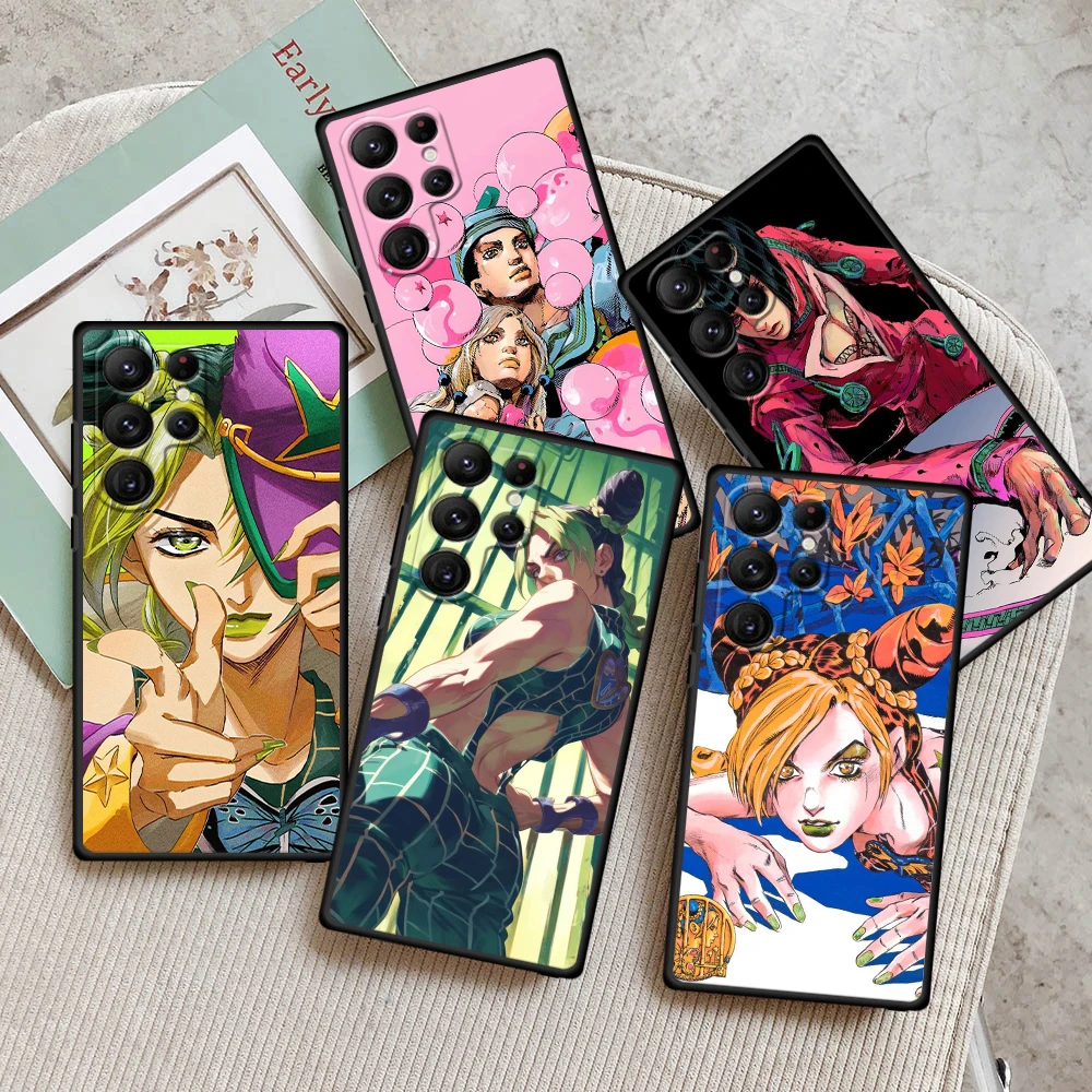 J-JoJo Bizarres A-Adventure For Samsung Galaxy S24 S23 S22 S21 S20 FE S10 S10E Plus Ultra Pro Lite 5G Black TPU Phone Case
J-JoJo Bizarres A-Adventure For Samsung Galaxy S24 S23 S22 S21 S20 FE S10 S10E Plus Ultra Pro Lite 5G Black TPU Phone Case