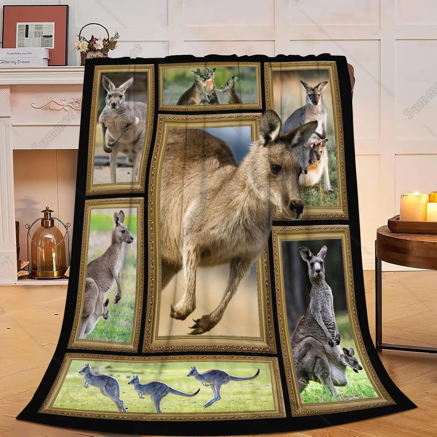 Kangaroo Plush Throw Blanket - Warm Animal Blanket For Kangaroo Lovers - Flannel Fleece Bedding Stuff Decor - Gifts For Girls
Kangaroo Plush Throw Blanket - Warm Animal Blanket For Kangaroo Lovers - Flannel Fleece Bedding Stuff Decor - Gifts For Girls