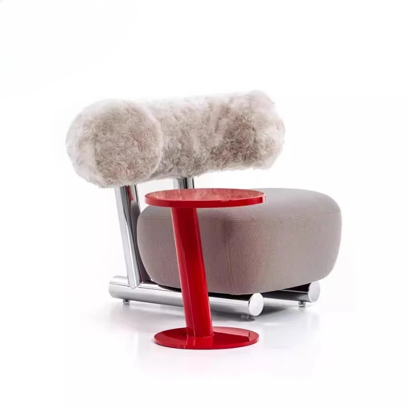 Nordic designer's new custom metal fabric chair, hotel villa club model room, sales office, small sofa
Nordic designer's new custom metal fabric chair, hotel villa club model room, sales office, small sofa