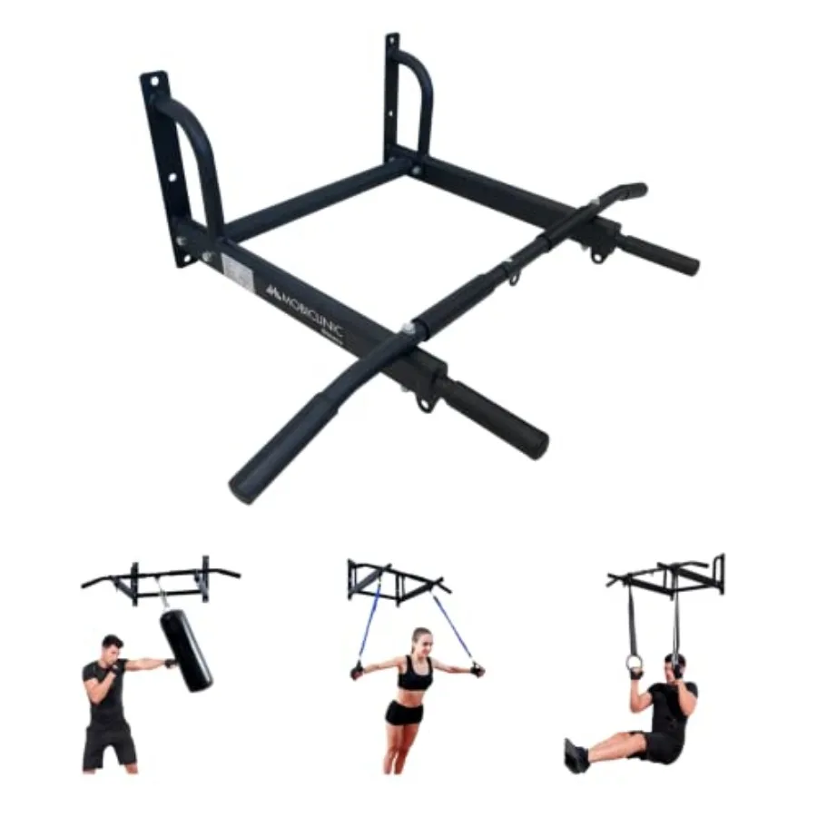Home Gym Wall Pull Up Bar for Calisthenics: Steel, Black, Non-Slip Handles, Anchor Kit Included, Punching Bag Friendly, Support
Home Gym Wall Pull Up Bar for Calisthenics: Steel, Black, Non-Slip Handles, Anchor Kit Included, Punching Bag Friendly, Support