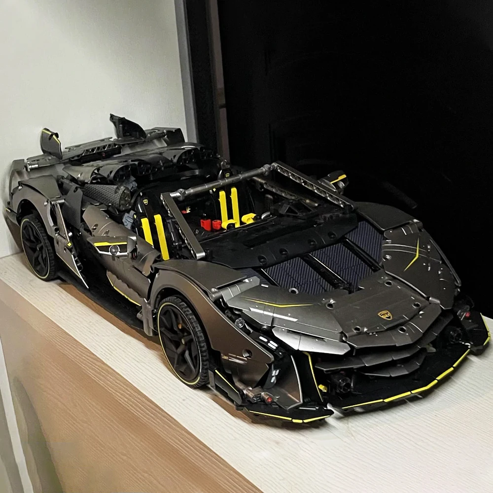 3392PCS Lamb One-Off Sports Car Building Blocks 1:8 Scale Speed Racing Vehicle Model Kit Assembly Toys for Boys Kid Collect Gift
3392PCS Lamb One-Off Sports Car Building Blocks 1:8 Scale Speed Racing Vehicle Model Kit Assembly Toys for Boys Kid Collect Gift