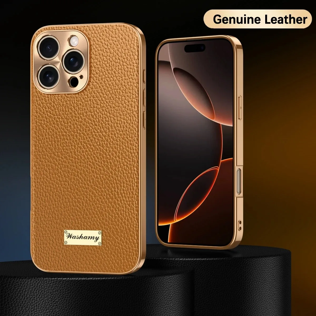 Luxury Genuine Leather Phone Case Suitable For iPhone 17 16 15 14 13 Pro Max Plus Plating Soft Border Matte Shockproof Cover
Luxury Genuine Leather Phone Case Suitable For iPhone 17 16 15 14 13 Pro Max Plus Plating Soft Border Matte Shockproof Cover