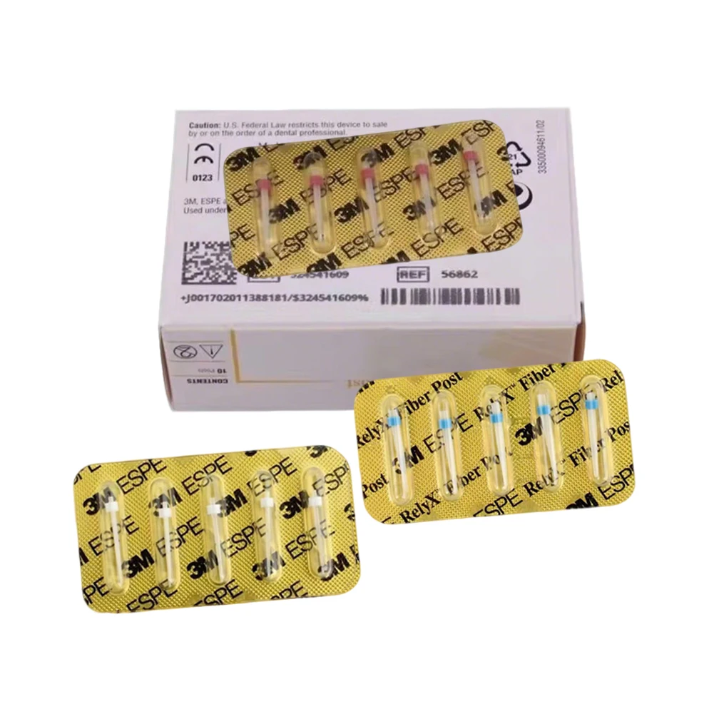 3M ESPE RelyX Fiber Post 10Pcs/box Dental Quartz Glass Screw Fiber Posts With Drill Tooth Restoration Root Canal Filling Pile
3M ESPE RelyX Fiber Post 10Pcs/box Dental Quartz Glass Screw Fiber Posts With Drill Tooth Restoration Root Canal Filling Pile