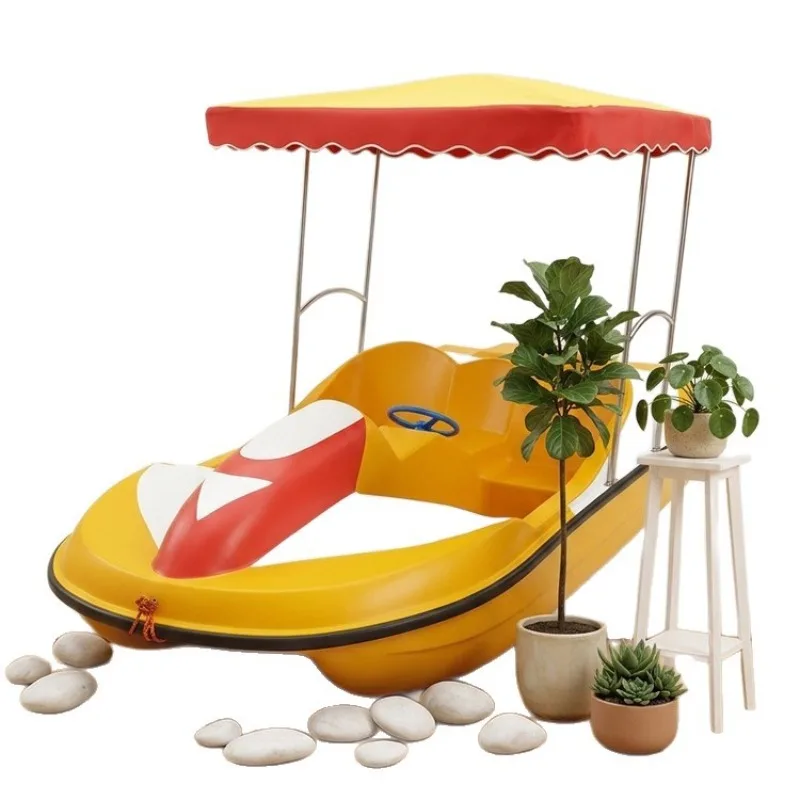 Pedal Boat Fiberglass Water Park 2 People Sightseeing Boat Water Unpowered
Pedal Boat Fiberglass Water Park 2 People Sightseeing Boat Water Unpowered