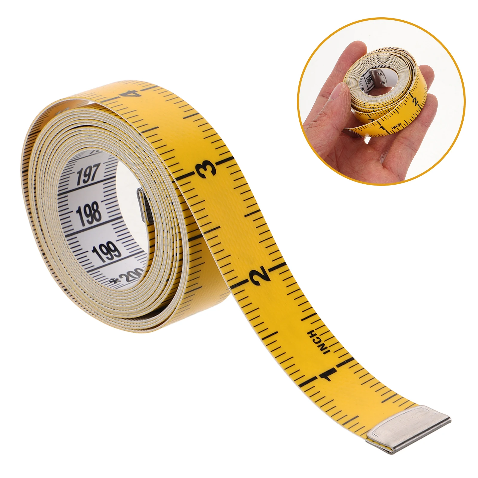 Tape Measure for Body Measurements 150cm Soft Pocket Measuring Thicken Clothing Tailor Sewing Fabric Practical Lightweight
Tape Measure for Body Measurements 150cm Soft Pocket Measuring Thicken Clothing Tailor Sewing Fabric Practical Lightweight