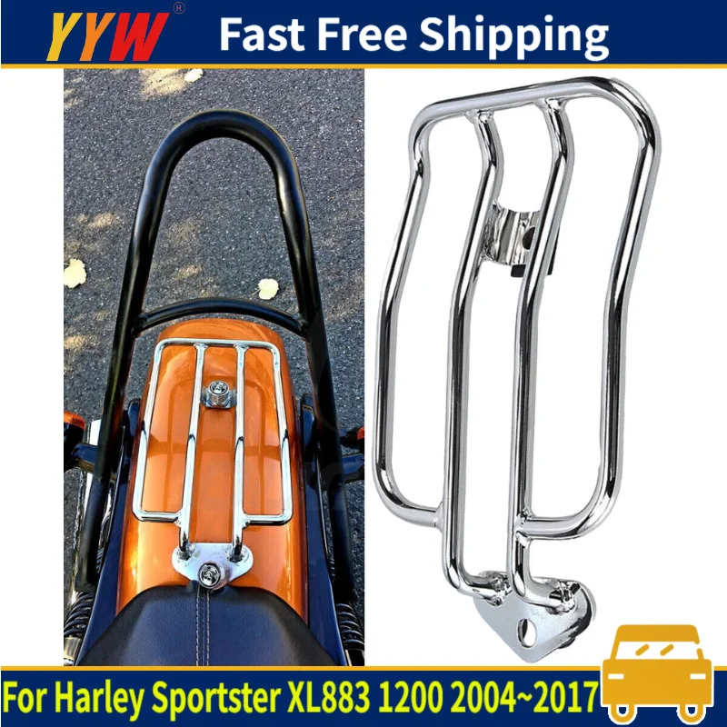 Fender Luggage Rack Solo Seat For Harley Sportster XL 883 1200 2004~2015 Motorcycle Rear Solo Seat Luggage Rack Support Shelf 
Fender Luggage Rack Solo Seat For Harley Sportster XL 883 1200 2004~2015 Motorcycle Rear Solo Seat Luggage Rack Support Shelf