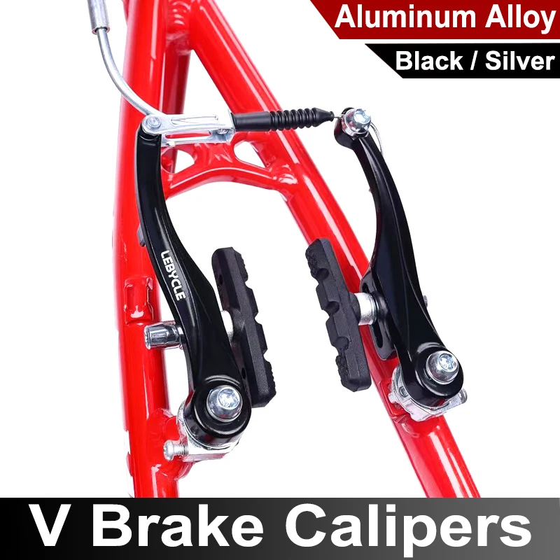 1/2Sets Cycling Black V Brake Calipers Aluminum Alloy Front/Rear Silver V Brakes for MTB BMX Folding Road Mountain Bike
1/2Sets Cycling Black V Brake Calipers Aluminum Alloy Front/Rear Silver V Brakes for MTB BMX Folding Road Mountain Bike