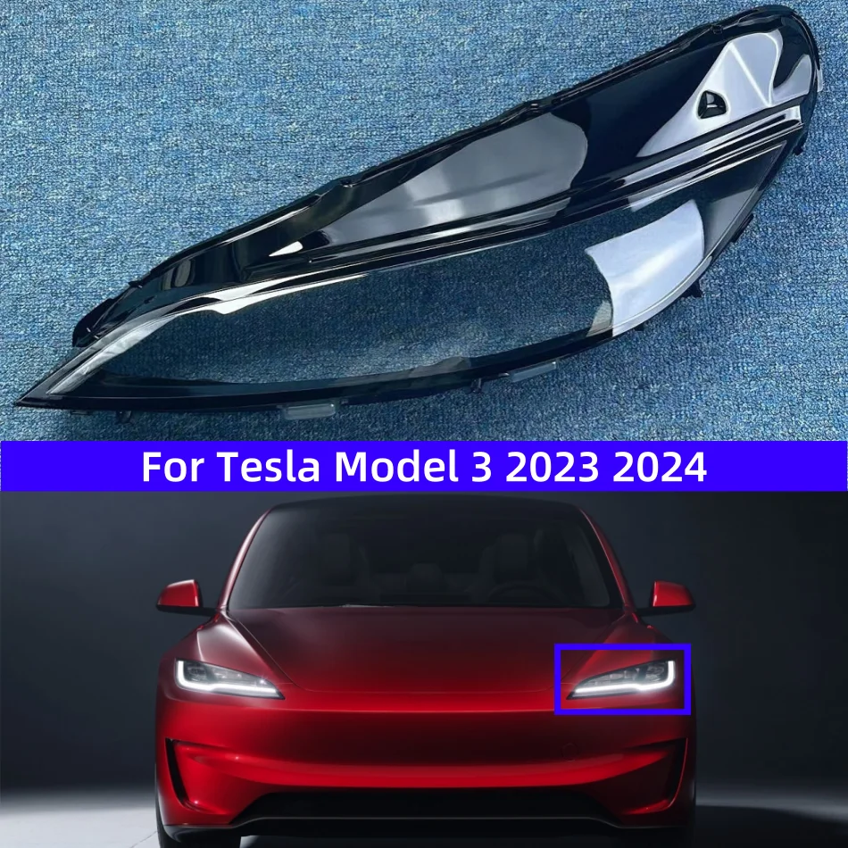 Для Tesla Model 3 2023 2024, автомобильные аксессуары, линза передней фары, замена оригинального абажура
Для Tesla Model 3 2023 2024, автомобильные аксессуары, линза передней фары, замена оригинального абажура