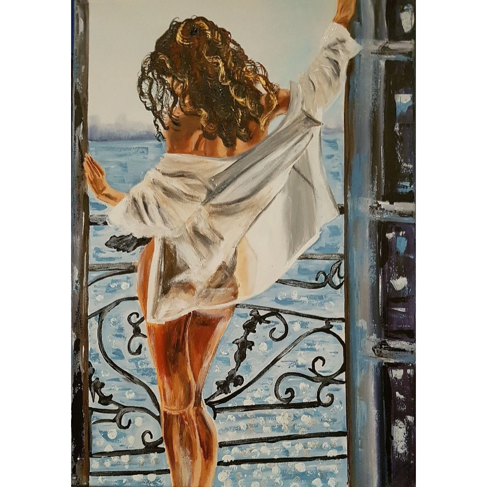 500/1000/1200/2000 PCS Jigsaw Puzzles Beautiful Woman on the Balcony Family Activity Relaxing Games for Living Room Home Decor
500/1000/1200/2000 PCS Jigsaw Puzzles Beautiful Woman on the Balcony Family Activity Relaxing Games for Living Room Home Decor
