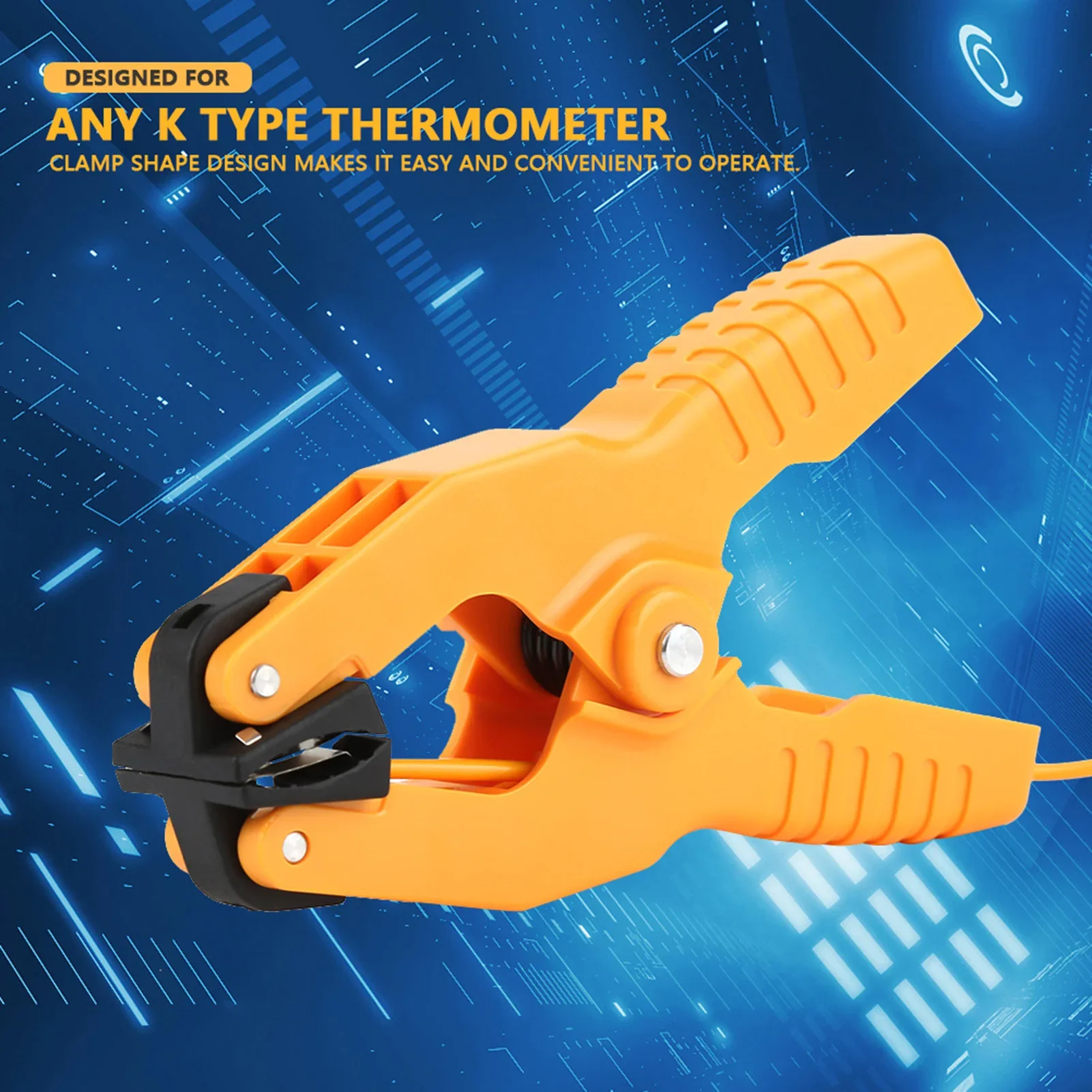 K Type Thermocouple K Type Thermocouple Sensor HT-05 K Type Thermocouple Sensor Temperature Pipe Clamp 1~3/8" -40~200℃
K Type Thermocouple K Type Thermocouple Sensor HT-05 K Type Thermocouple Sensor Temperature Pipe Clamp 1~3/8" -40~200℃