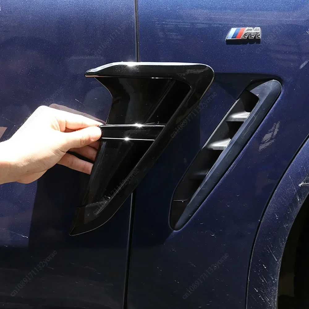 2 шт. ABS переднее крыло, боковая крышка вентиляционного отверстия, отделка автомобиля, Стайлинг акулы, боковая наклейка на вентиляционное отверстие для BMW X3 G01 X4 G02 2018-2024, тюнинг
2 шт. ABS переднее крыло, боковая крышка вентиляционного отверстия, отделка автомобиля, Стайлинг акулы, боковая наклейка на вентиляционное отверстие для BMW X3 G01 X4 G02 2018-2024, тюнинг