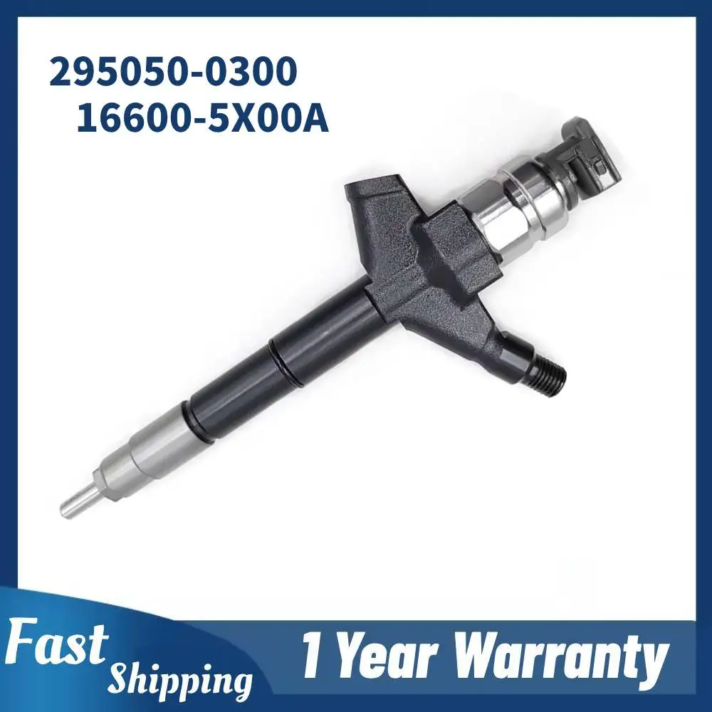 295050-0300 16600-5X00A Common Rail Diesel Fuel Injector for Nissan Navara D40
295050-0300 16600-5X00A Common Rail Diesel Fuel Injector for Nissan Navara D40