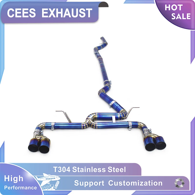 CEES Straight Pipe Catback Exhaust System for BMW 320i 2.0T 2012-2020 Car Upgrade Performance Exhaust Pipes
CEES Straight Pipe Catback Exhaust System for BMW 320i 2.0T 2012-2020 Car Upgrade Performance Exhaust Pipes