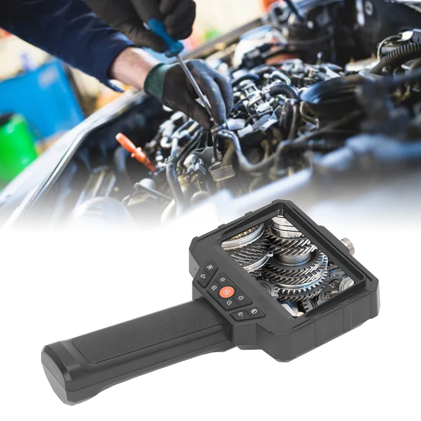 Scope Camera 4.3 Inch HD 1080P Inspection Snake Camera with 8 LED Lights for Pipeline Vehicle Maintenance Endoscope Camera
Scope Camera 4.3 Inch HD 1080P Inspection Snake Camera with 8 LED Lights for Pipeline Vehicle Maintenance Endoscope Camera