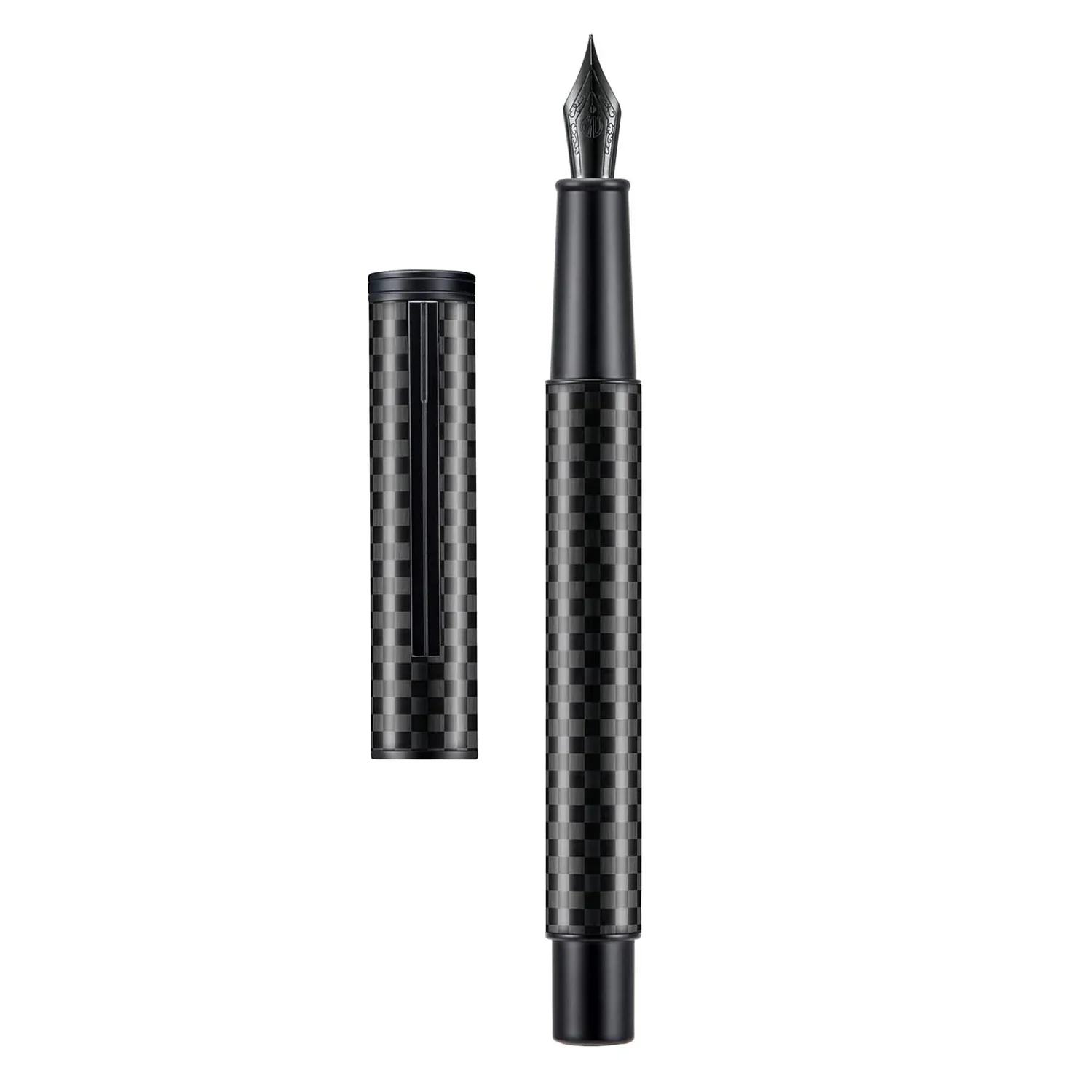 Hongdian 1861 Carbon Fiber Fountain Pen EF/F/M/ Bent Nib, Classic Design Smooth Writing Pen for Business School Office
Hongdian 1861 Carbon Fiber Fountain Pen EF/F/M/ Bent Nib, Classic Design Smooth Writing Pen for Business School Office